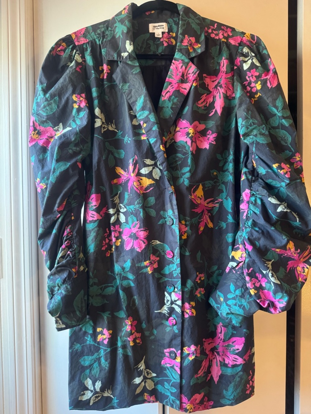 Signed Blake x The Drop Floral Puff Sleeve Blazer Dress - Size L